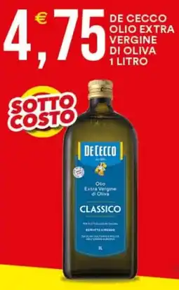 Vantaggio Cash&Carry De Cecco olio extra vergine di oliva classico offerta