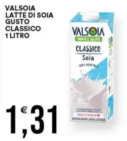 Vantaggio Cash&Carry Valsoia latte di soia gusto classico offerta