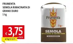 IperFamila Frumenta semola rimacinata di grano duro offerta