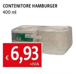 IperFamila Contenitore hamburger offerta