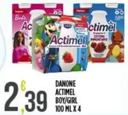 Supermercato Pollio Danone Actimel Boy/Girl offerta
