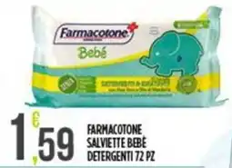 Supermercato Pollio Farmacotone salviette bebè offerta