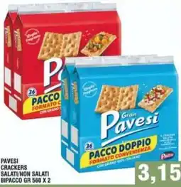 Bitar Pavesi crackers salati/non salati offerta