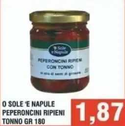 Bitar O Sole e Napule Peperoncini Ripieni Tonno offerta