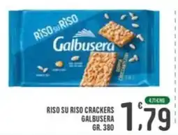 La Mimosa Supermercati Riso su Riso Crackers Galbusera offerta