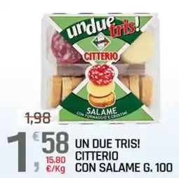 A&O Undue tris! Citterio con salame offerta