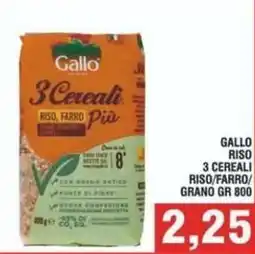 Bitar Gallo 3 Cereali Riso/Farro/Grano offerta