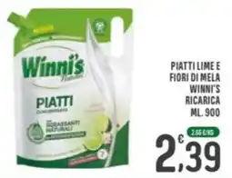 La Mimosa Supermercati Piatti lime e fiori di mela Winni's offerta