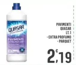 La Mimosa Supermercati Quasar pavimenti extra profumo offerta