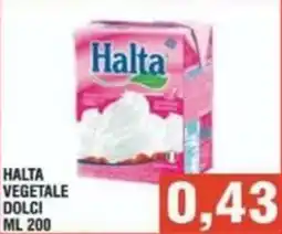 Bitar Halta vegetale dolci offerta