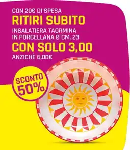 A&O Insalatiera Taormina in porcellana offerta