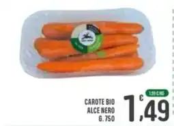 La Mimosa Supermercati Carote bio alce nero offerta