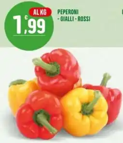 La Mimosa Supermercati Peperoni - Gialli - Rossi offerta