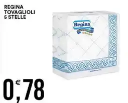 Vantaggio Cash&Carry Tovaglioli Regina 5 stelle offerta