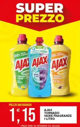 Vantaggio Cash&Carry Ajax Tornado varie fragranze offerta