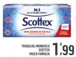 La Mimosa Supermercati Tovaglioli monove lo Scottex offerta