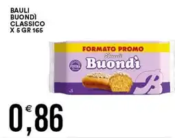 Vantaggio Cash&Carry Bauli Buondì Classico offerta