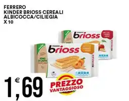 Vantaggio Cash&Carry Ferrero Kinder Brioss Cereali Albicocca/Ciliegia offerta