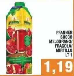 Bitar Pfanner succo melograno/fragola/mirtillo offerta