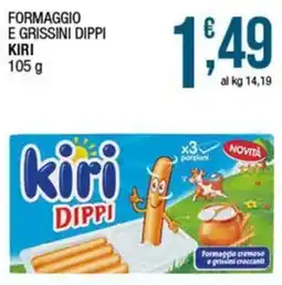 Sidis Formaggio e grissini dippi Kiri offerta