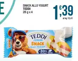 Sidis Snack allo yogurt teddi offerta