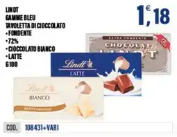 Adhoc Lindt Tavoletta di cioccolato offerta