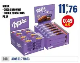 Adhoc Milka Choco Brownie Cookie Sensations offerta