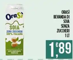 Supermercato Pollio OraSi bevanda di soia offerta