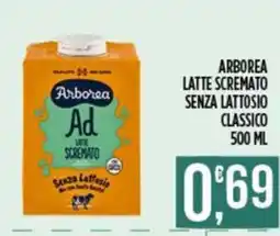 Supermercato Pollio Arborea latte scremato senza lattosio classico offerta