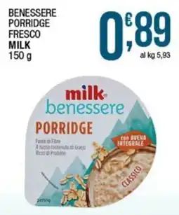 Sidis milk benessere porridge offerta