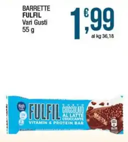 Sidis Fulfil barretta cioccolato al latte croccante offerta