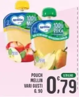 La Mimosa Supermercati Pouch Mellin vari gusti offerta