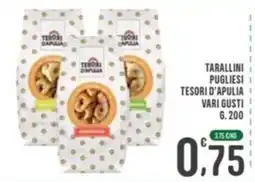 La Mimosa Supermercati Tarallini pugliesi tesori d'apulia vari gusti offerta