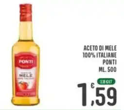 La Mimosa Supermercati Aceto di mele Ponti offerta