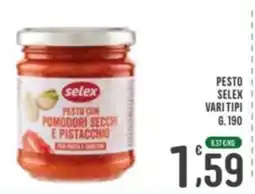 La Mimosa Supermercati Pesto Selex offerta