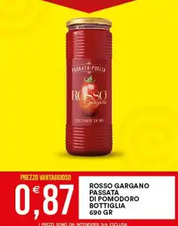 Vantaggio Cash&Carry Rosso Gargano passata di pomodoro offerta