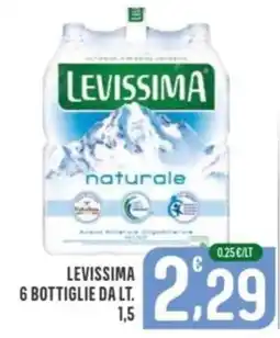 La Mimosa Supermercati Levissima naturale offerta