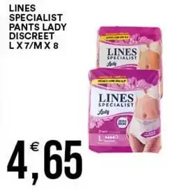 Vantaggio Cash&Carry Lines specialist pants lady discreet offerta