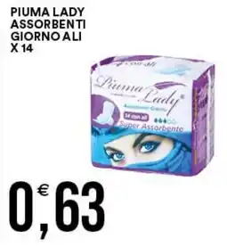 Vantaggio Cash&Carry Piuma Lady assorbenti giorno ali offerta