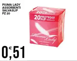 Vantaggio Cash&Carry Piuma Lady assorbenti salvaslip offerta