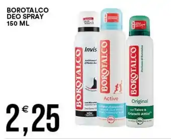 Vantaggio Cash&Carry Borotalco deo spray offerta