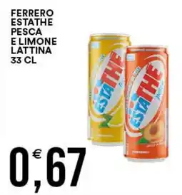 Vantaggio Cash&Carry Ferrero ESTATE pesca e limone lattina offerta