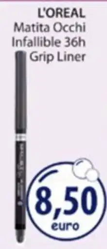 Acqua & Sapone L'Oréal Matita Occhi Infallible 36h Grip Liner offerta
