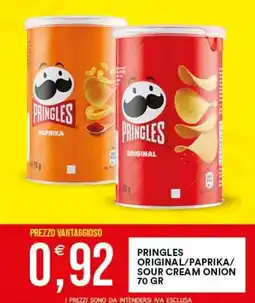 Vantaggio Cash&Carry Pringles Original/Paprika/Sour Cream Onion offerta