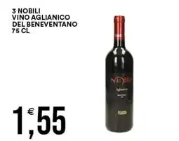 Vantaggio Cash&Carry 3 Nobili Vino Aglianico del Beneventano offerta