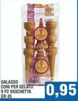 Bitar Galasso coni per gelato offerta