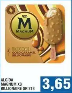 Bitar Algida Magnum X3 Billionaire offerta