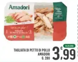 La Mimosa Supermercati Tagliata di petto di pollo Amadori offerta