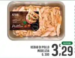 La Mimosa Supermercati Kebab di pollo Midelizia offerta
