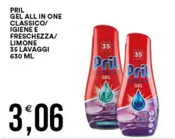 Vantaggio Cash&Carry Pril gel all in one classico igiene e freschezza offerta